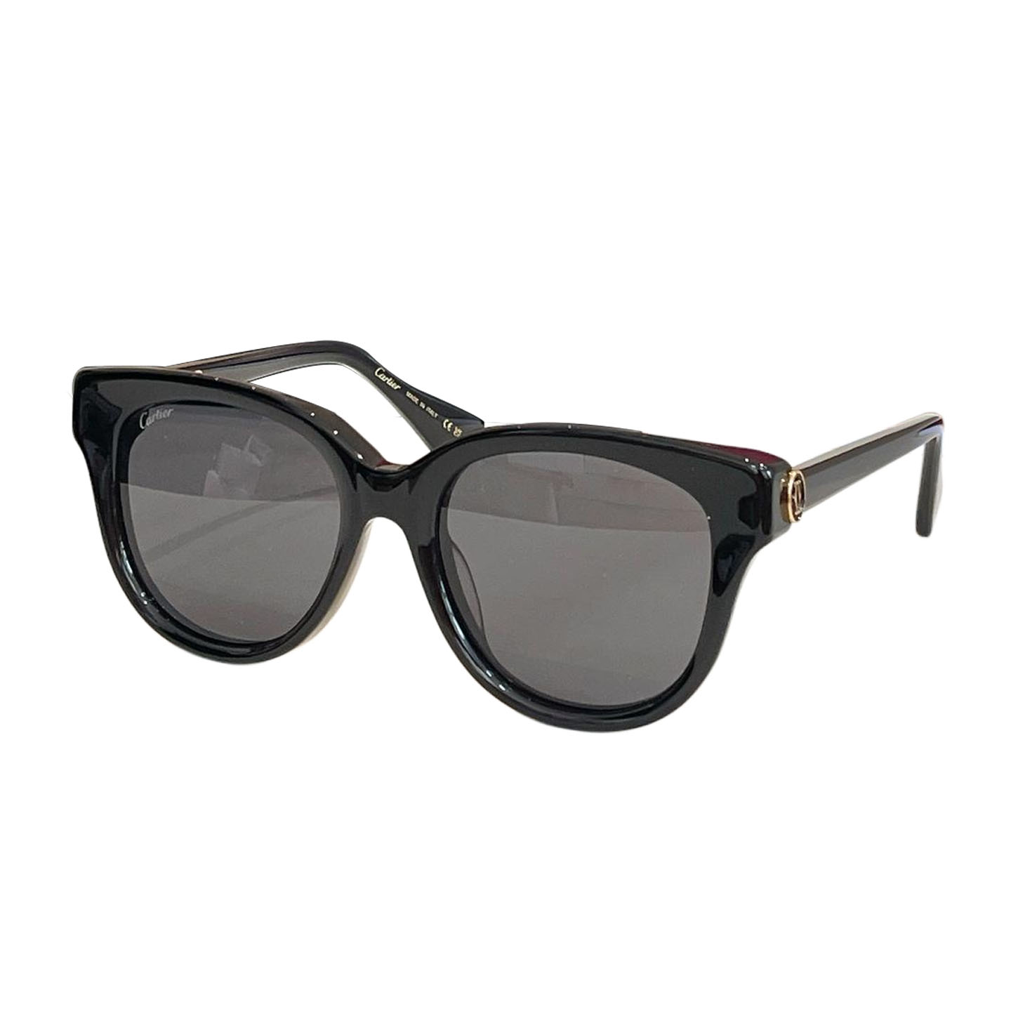 Cartier Boston frame glasses black gold/leopard/blue/black silver/white/leopard brown color Size 55口19-140