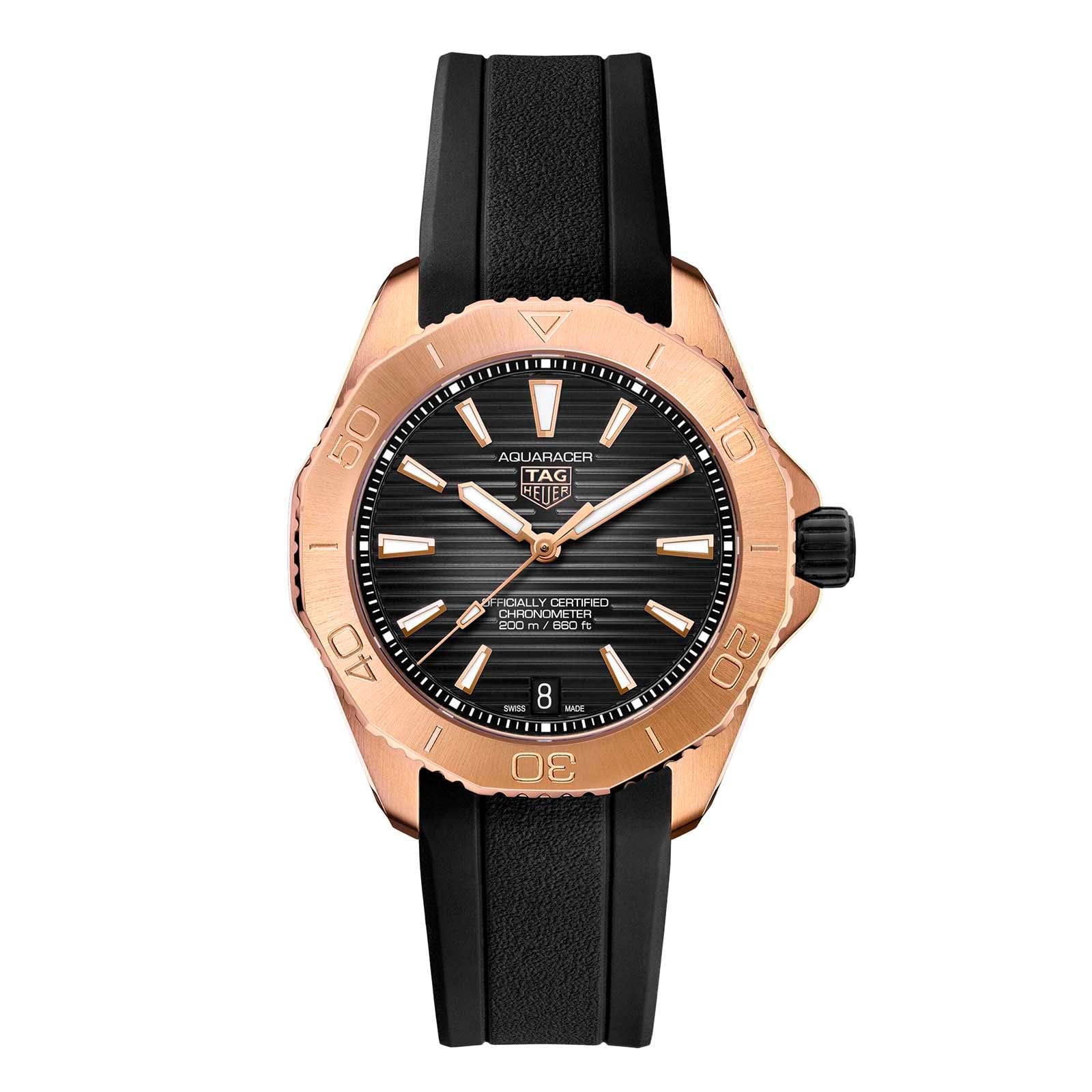 TAG Heuer Aquaracer Professional 200 40mm Mens Watch Black WBP5150.FT6199
