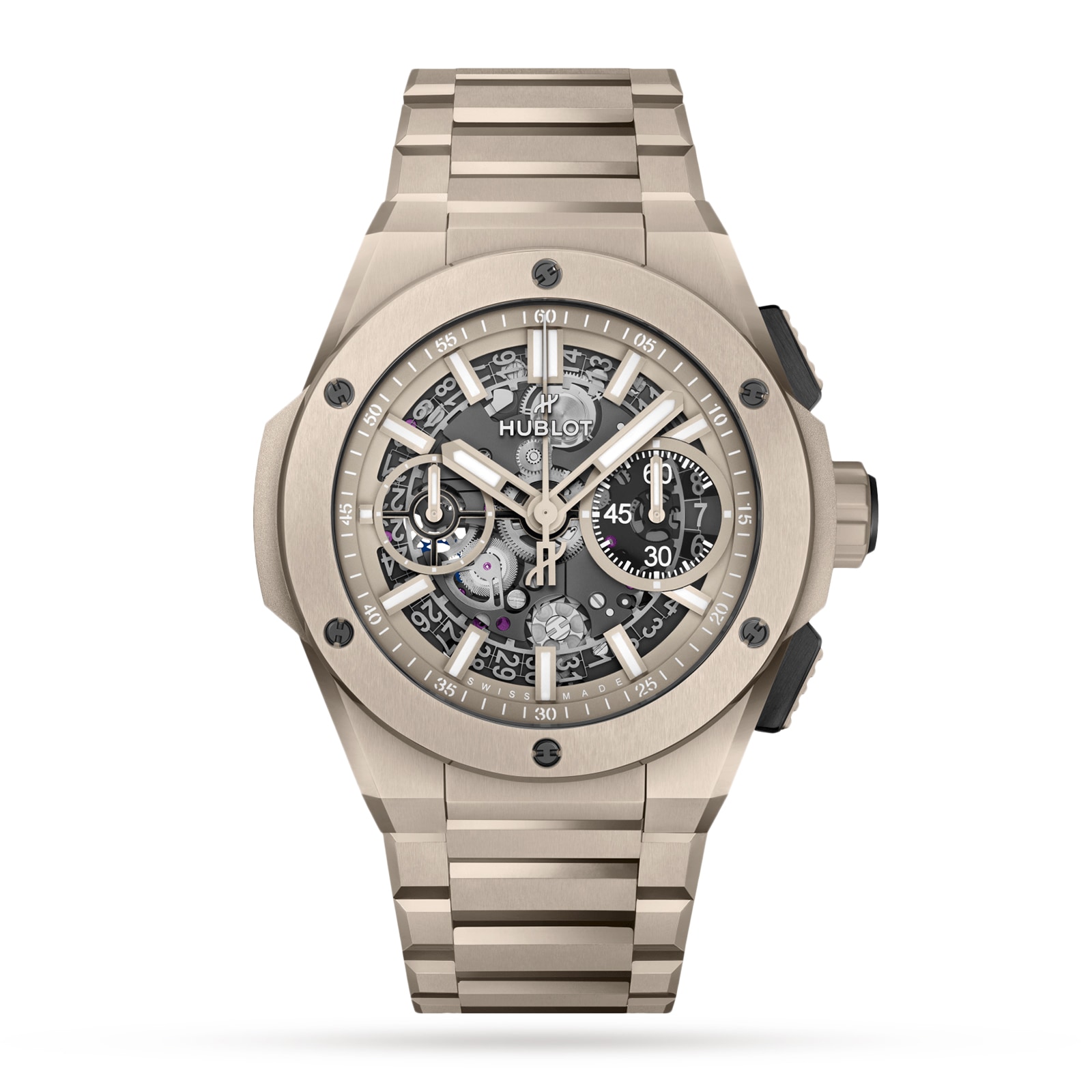 Hublot Big Bang Integrated Beige Ceramic 42mm Mens Watch 451.CZ.4620.CZ