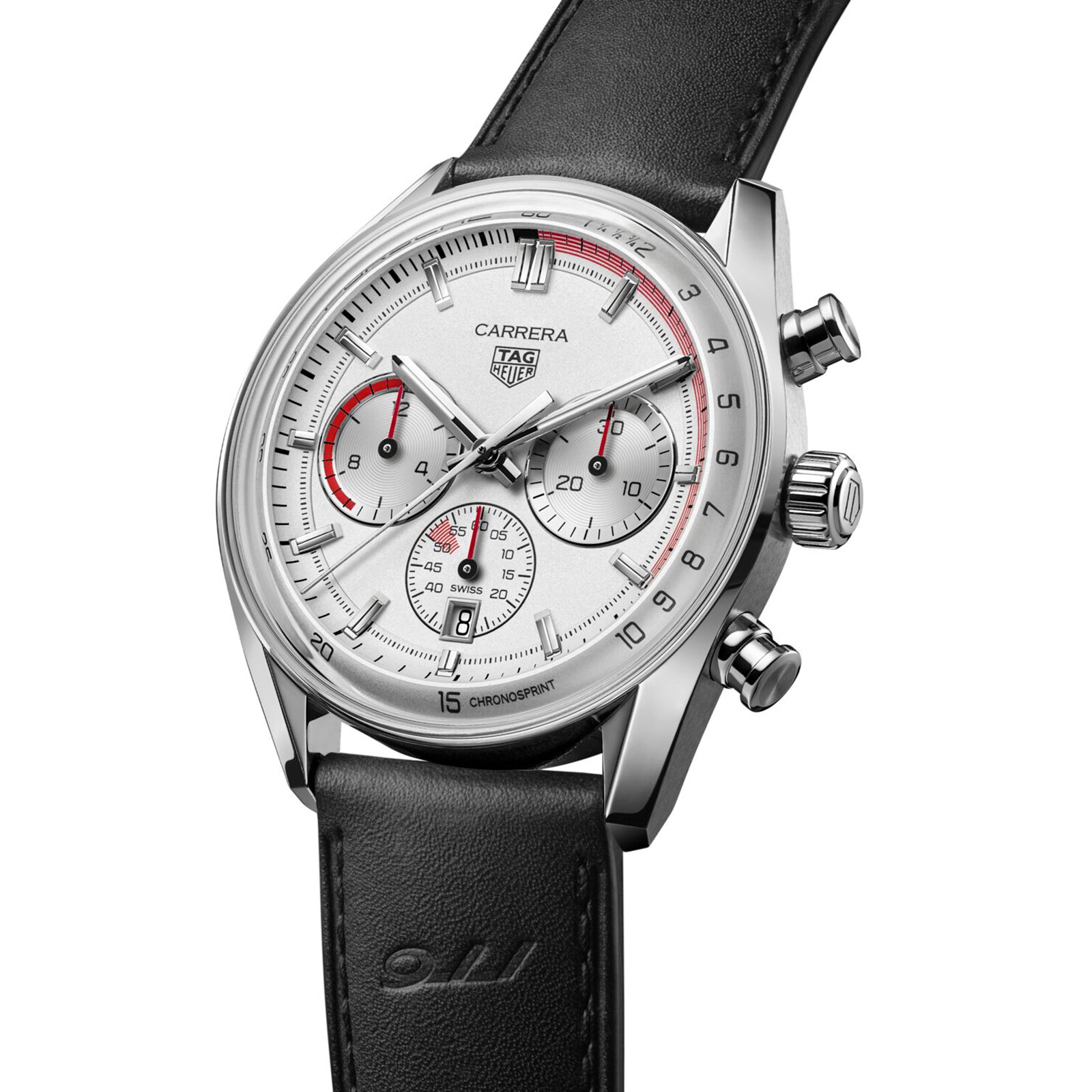 TAG Heuer Carrera Chronosprint X Porsche Special Edition 42mm Mens Watch Silver CBS2011.FC6529