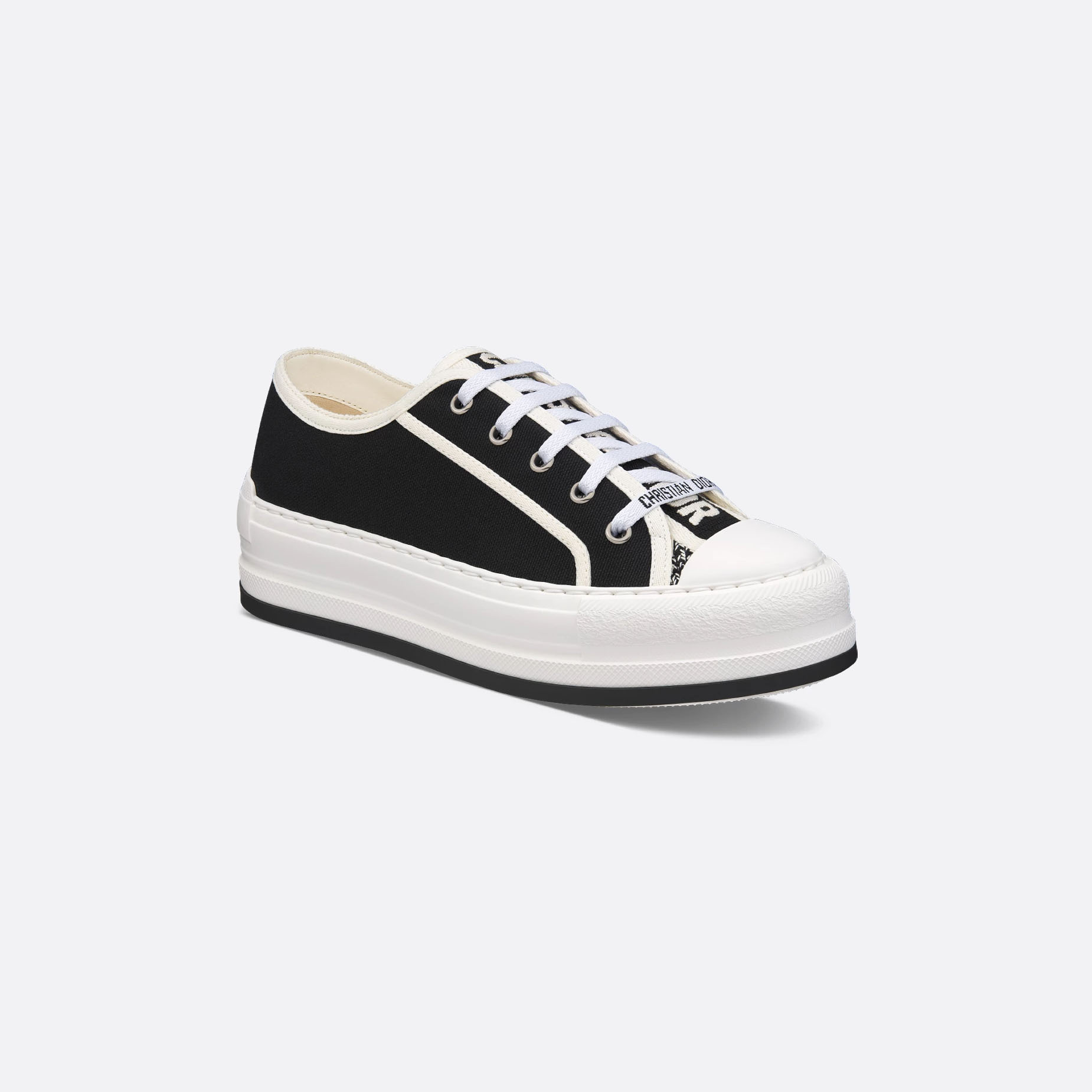 Dior black thick bottom sneakers