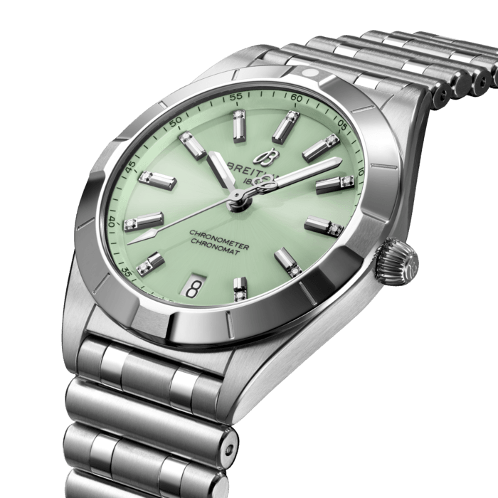 Breitling Chronomat 32 Stainless steel Mint green A77310101L1A1