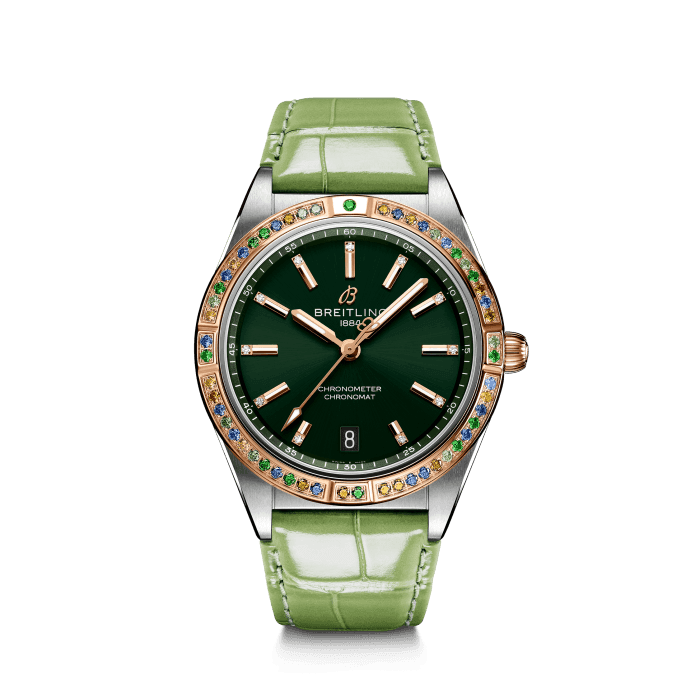 Breitling Chronomat Automatic 36 South Sea Stainless steel 18k red gold Green U10380611L1P1