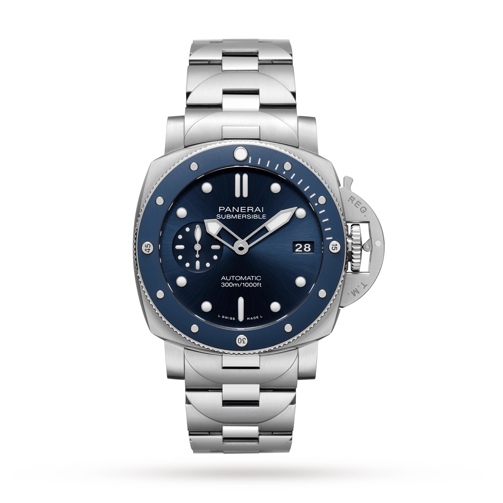 Panerai Submersible Blu Notte 42mm Mens Watch PAM02068
