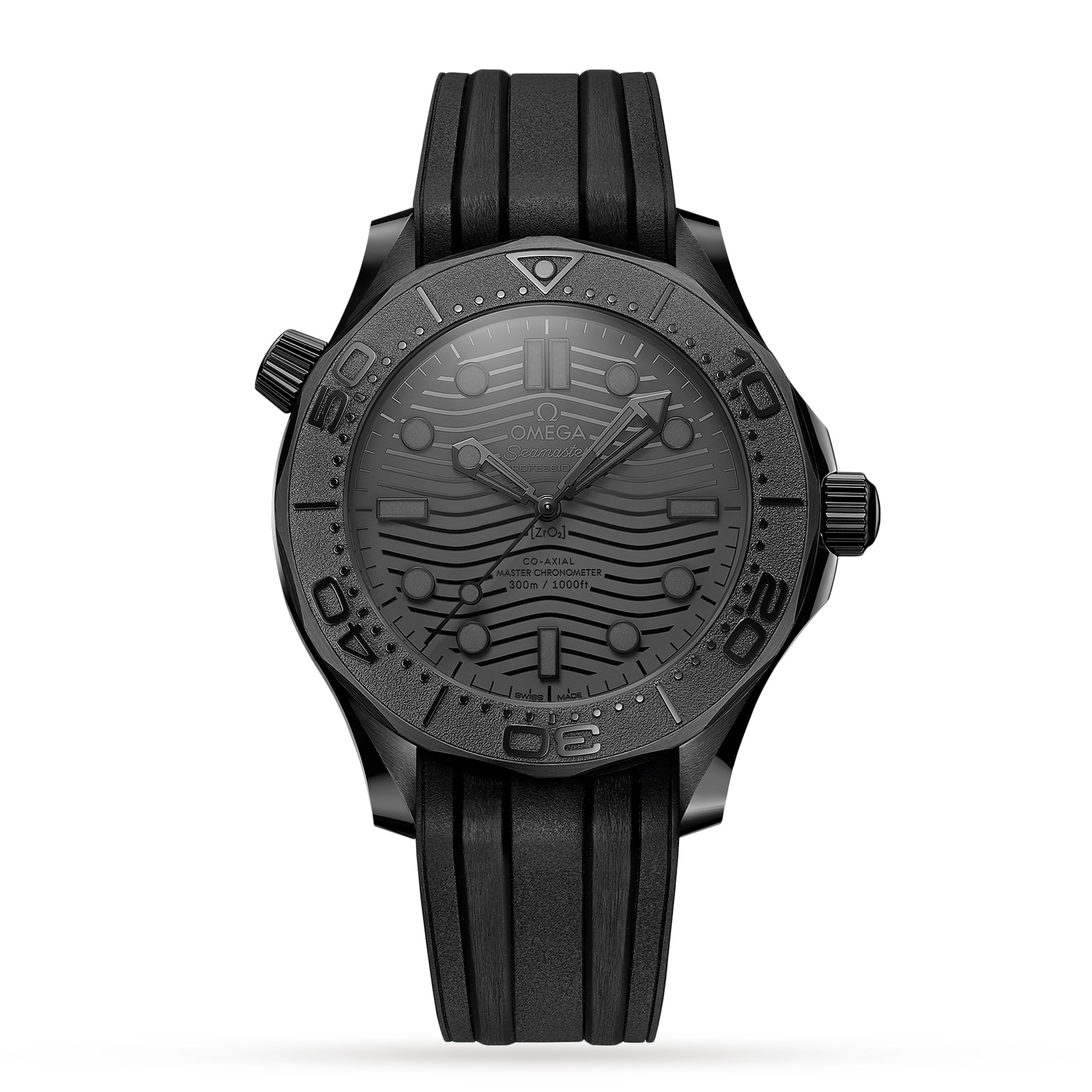 Omega Seamaster Diver 300 Co Axial Master Chronometer 43.5mm Black Black O21092442001003
