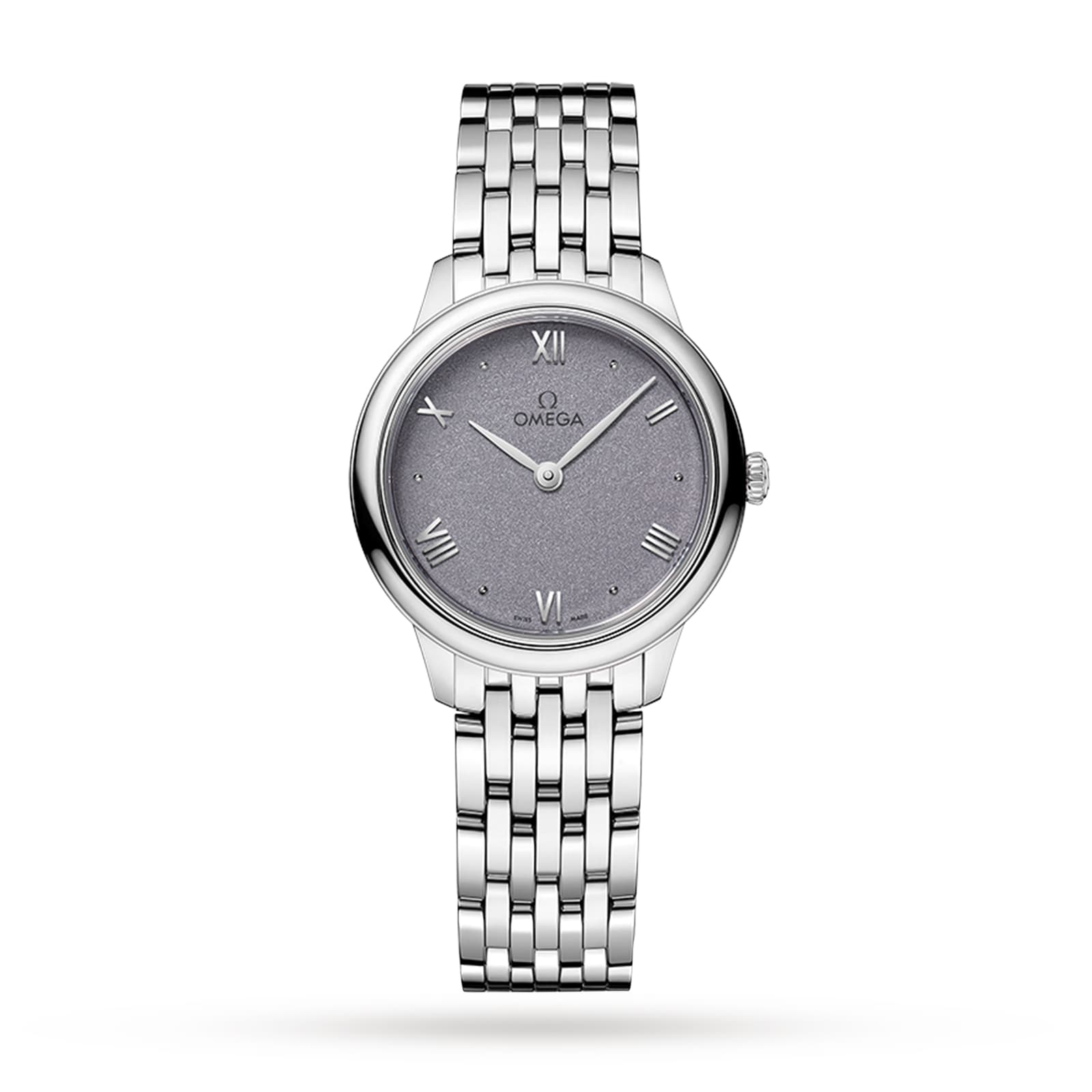 Omega De Ville Prestige Quartz 27.5mm Ladies Watch Purple O43410286003001