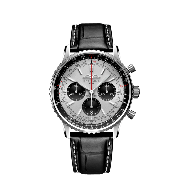 Breitling Navitimer B01 Chronograph 43 Stainless steel Silver AB0138241G1P1