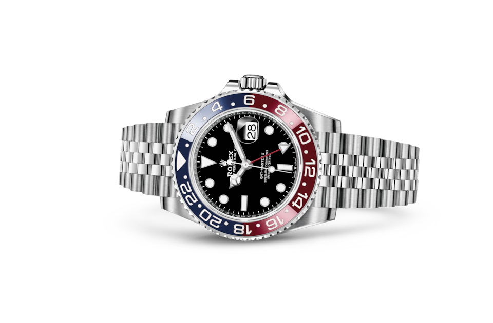 Rolex GMT-Master II Oyster 40 mm Oystersteel Black dial M126710BLRO-0001