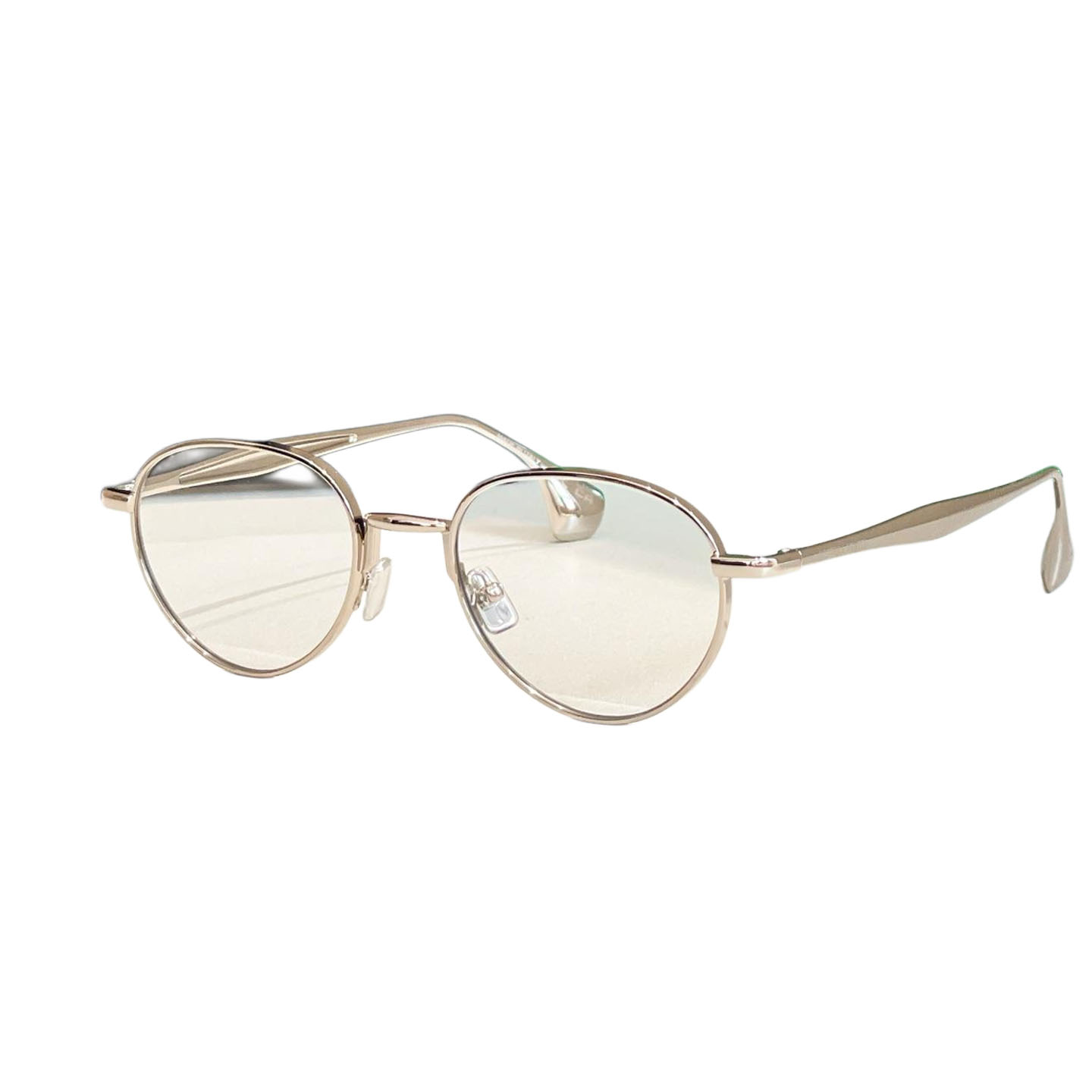 Bottega Veneta glasses silver/gold/apricot/rust/brown/tawny/black gold/eggplant color Size 53口21-140