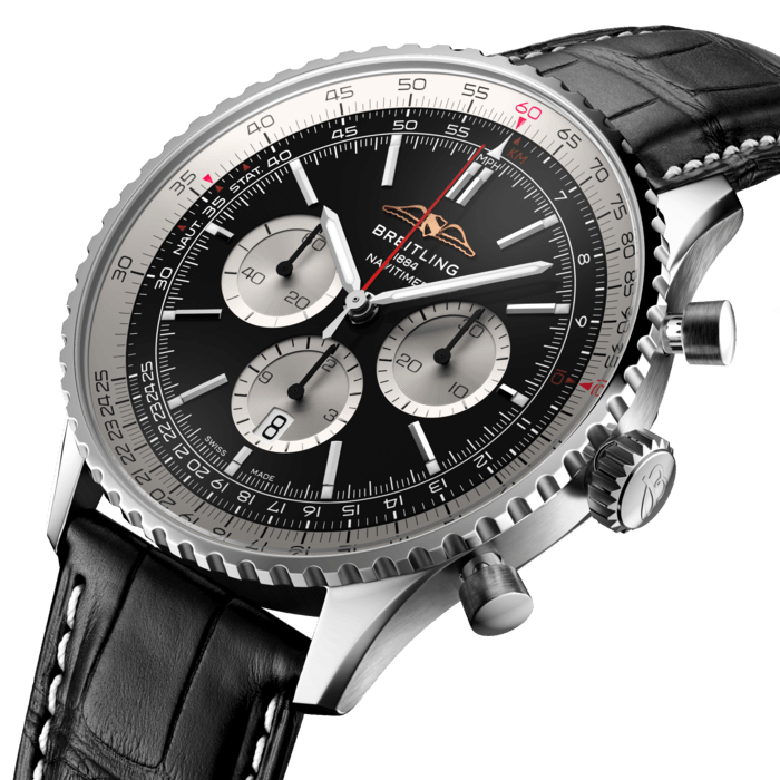 Breitling Navitimer B01 Chronograph 46 Stainless steel Black AB0137211B1P1
