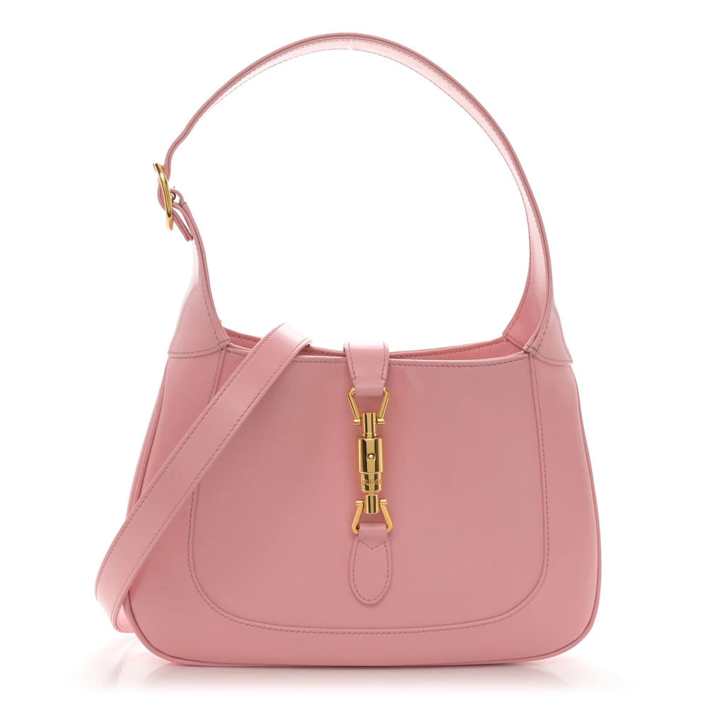 Gucci Small Jackie 1961 Hobo Wild Rose Boarded Dyana Lux Calfskin Leather Gold Hardware
