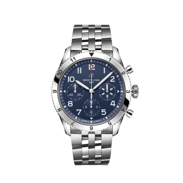 Breitling  Classic AVI Chronograph 42 Tribute to Vought F4U Corsair Stainless steel Blue A233801A1C1A1