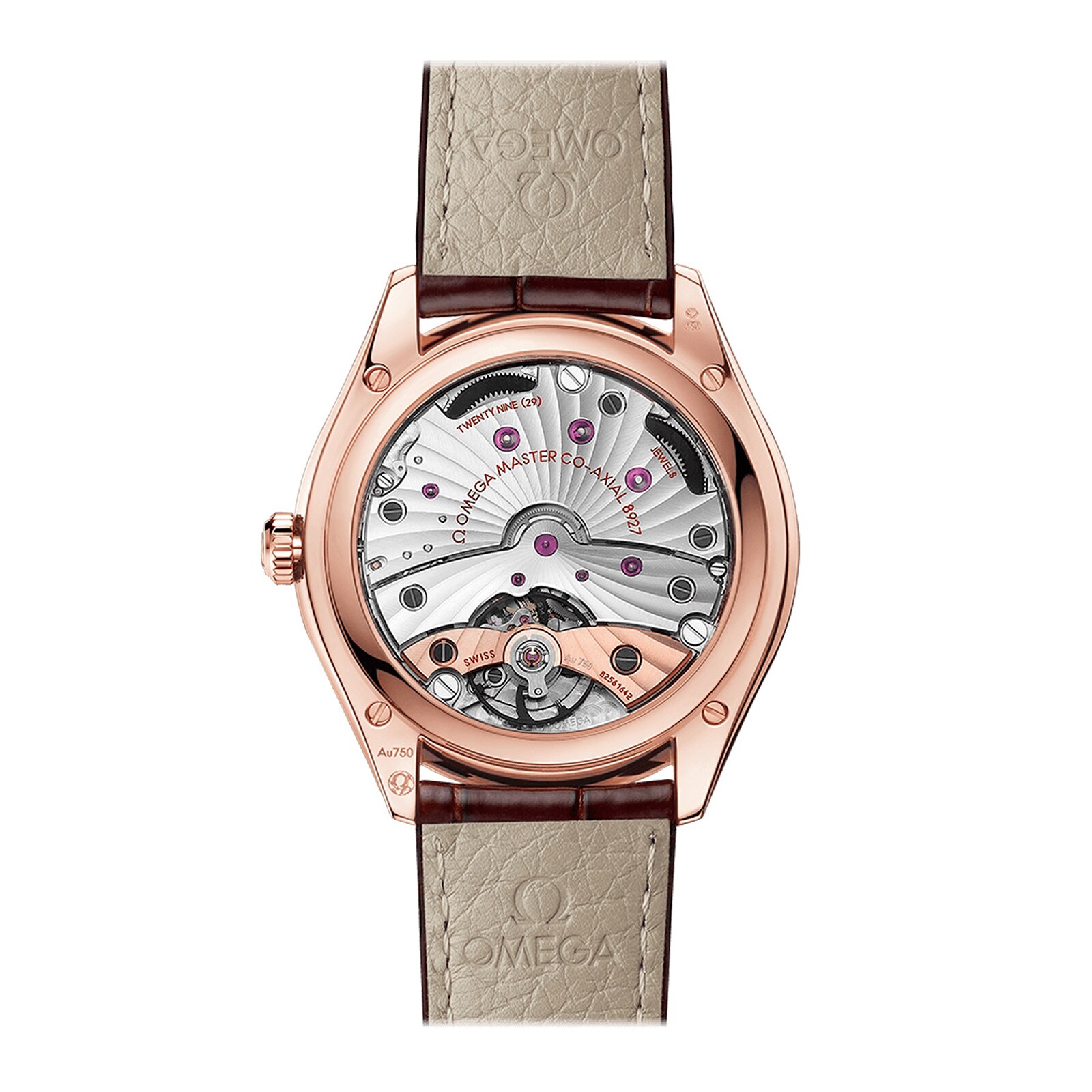 Omega De Ville Tresor 40mm Mens Watch Red O43553402111002