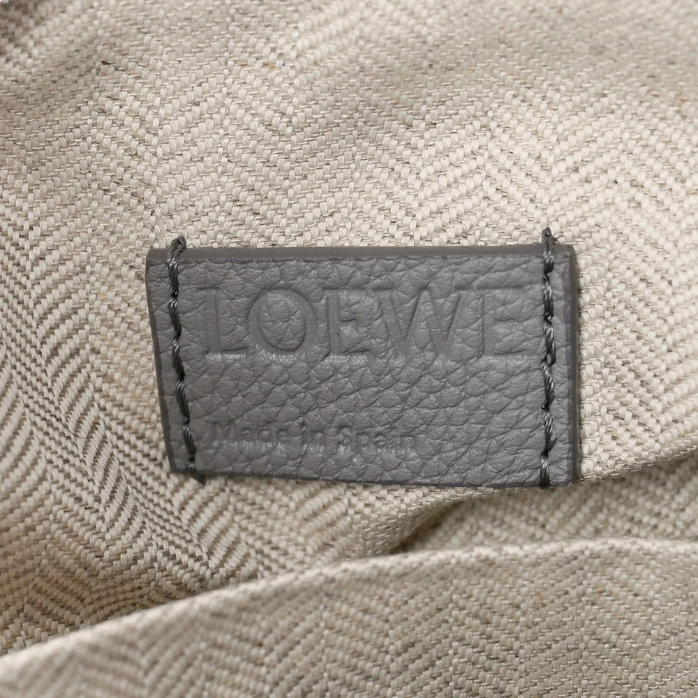 Loewe Puzzle Bag Small Pearl Grey Calfskin Leather