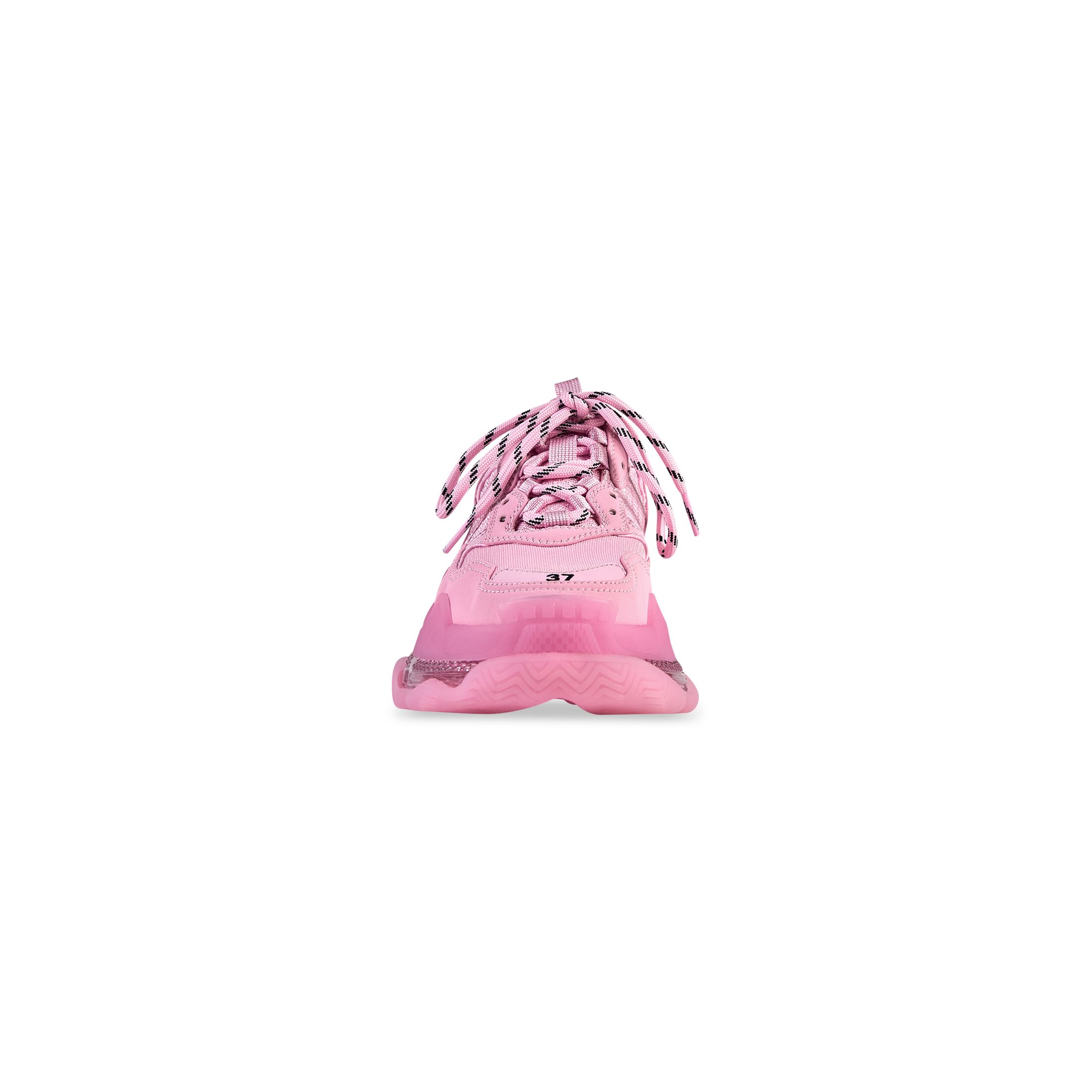 BALENCIAGA TRIPLE S CLEAR SOLE Pink Sneakers