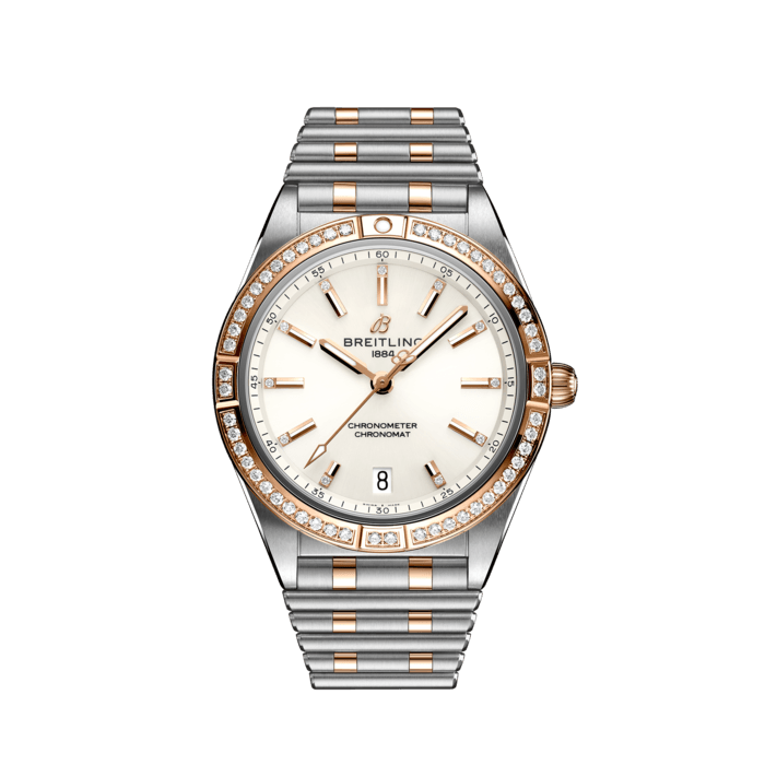 Breitling Chronomat Automatic 36 Stainless steel 18k red gold White U10380591A1U1