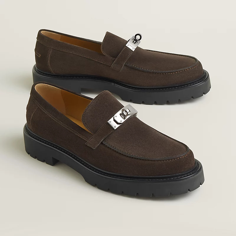 HERMES Icone Loafers