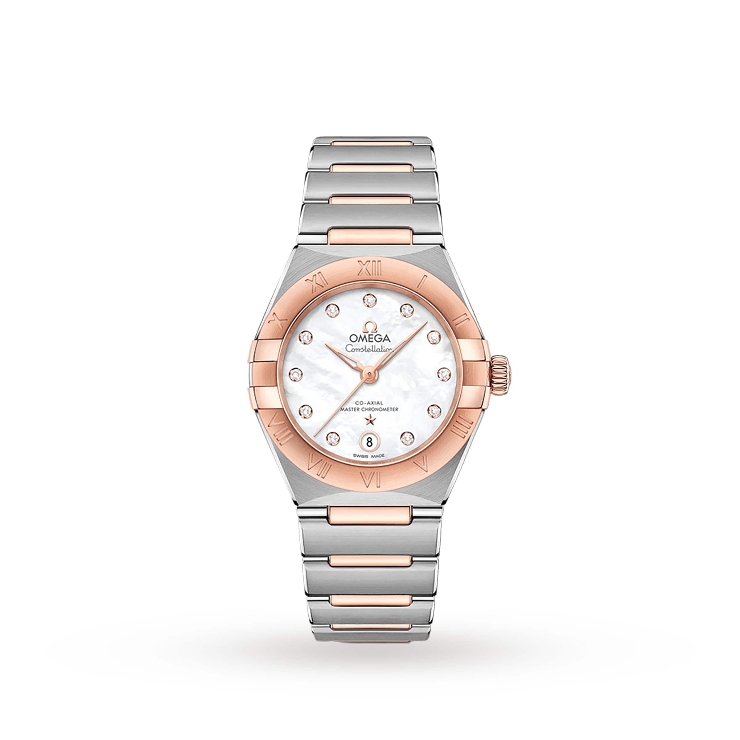 Omega Constellation Manhattan Co Axial 29mm Ladies Watch O13120292055001