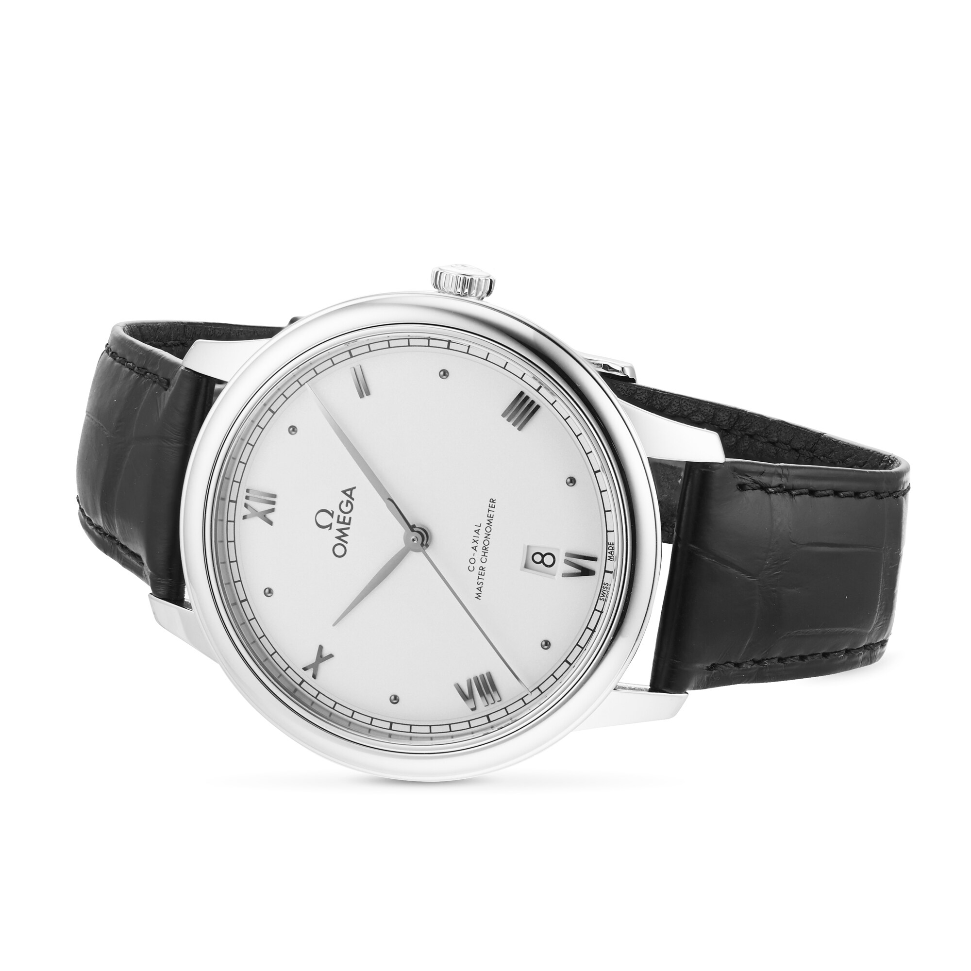 Omega De Ville Prestige Co Axial Master Chronometer 40mm Mens Watch Silver O43413402002001