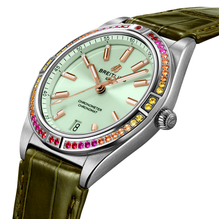 Breitling Chronomat Automatic 36 South Sea Stainless steel Mint green A10380611L1P1