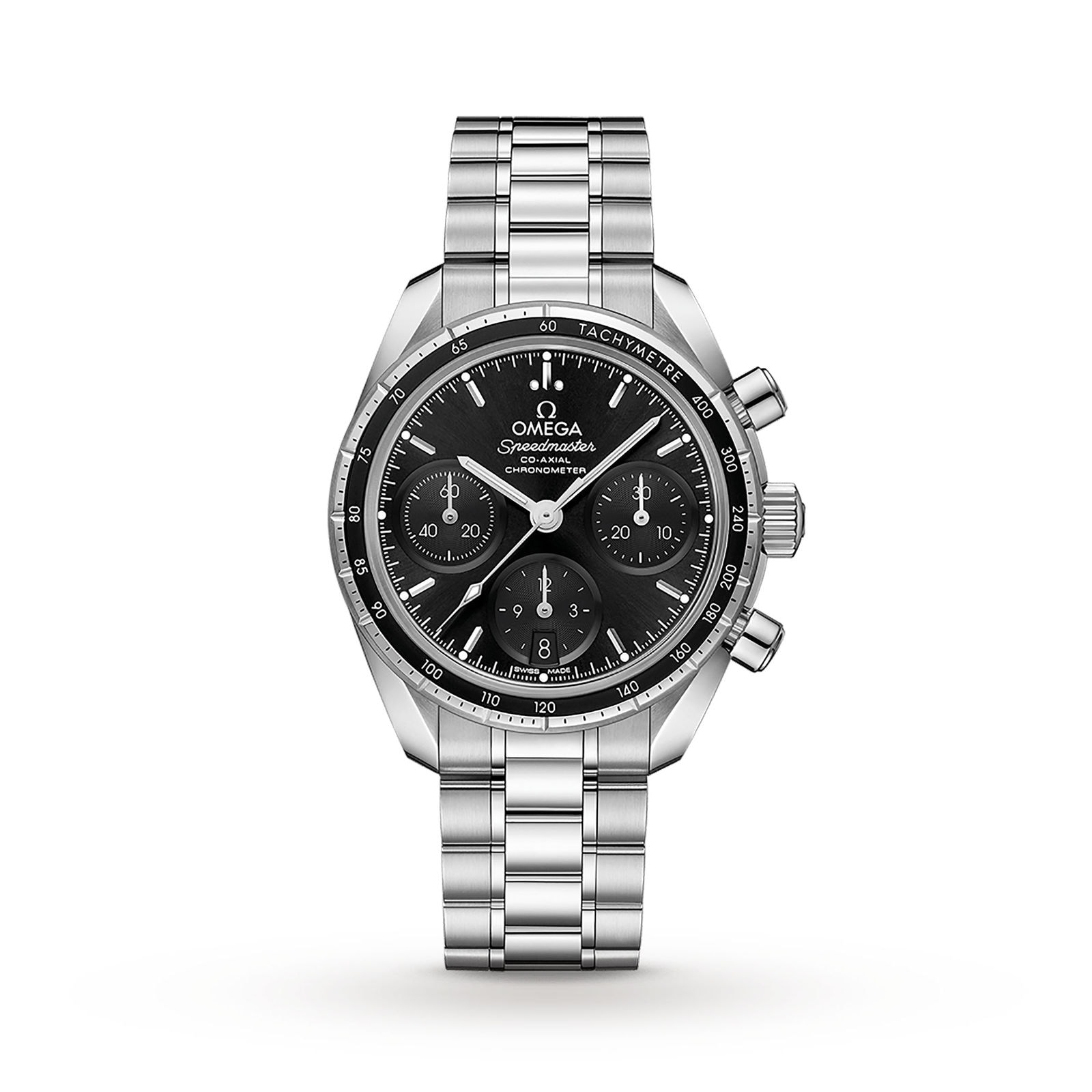 Omega Speedmaster 38mm Co Axial Chronograph Automatic Watch O32430385001001