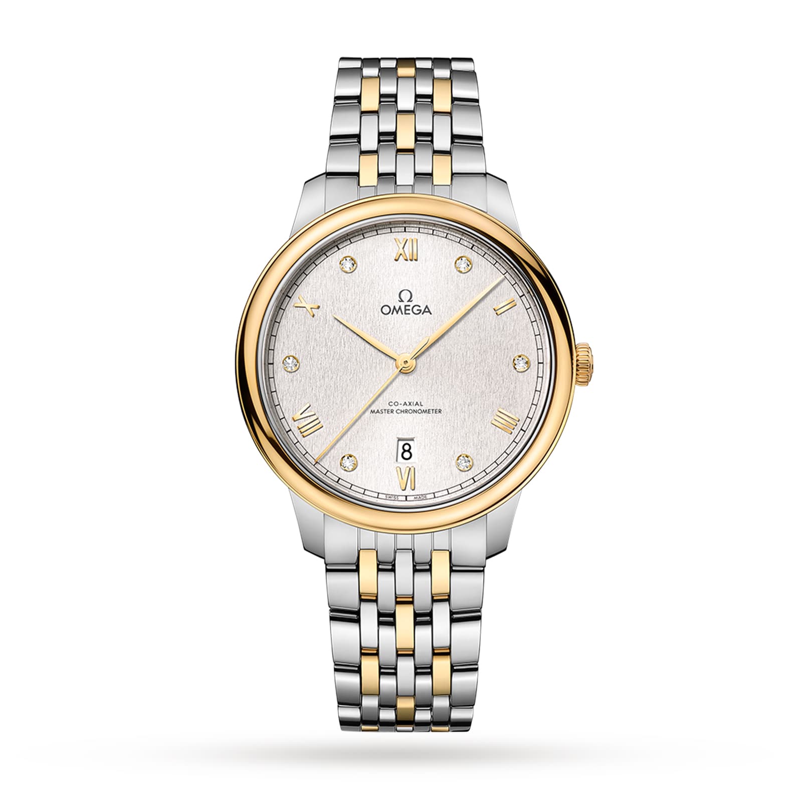 Omega De Ville Prestige Co Axial Chronometer 40mm Mens Watch Silver O43420402052001