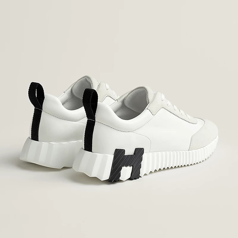 HERMES white Sneakers Bouncing Sports Shoes