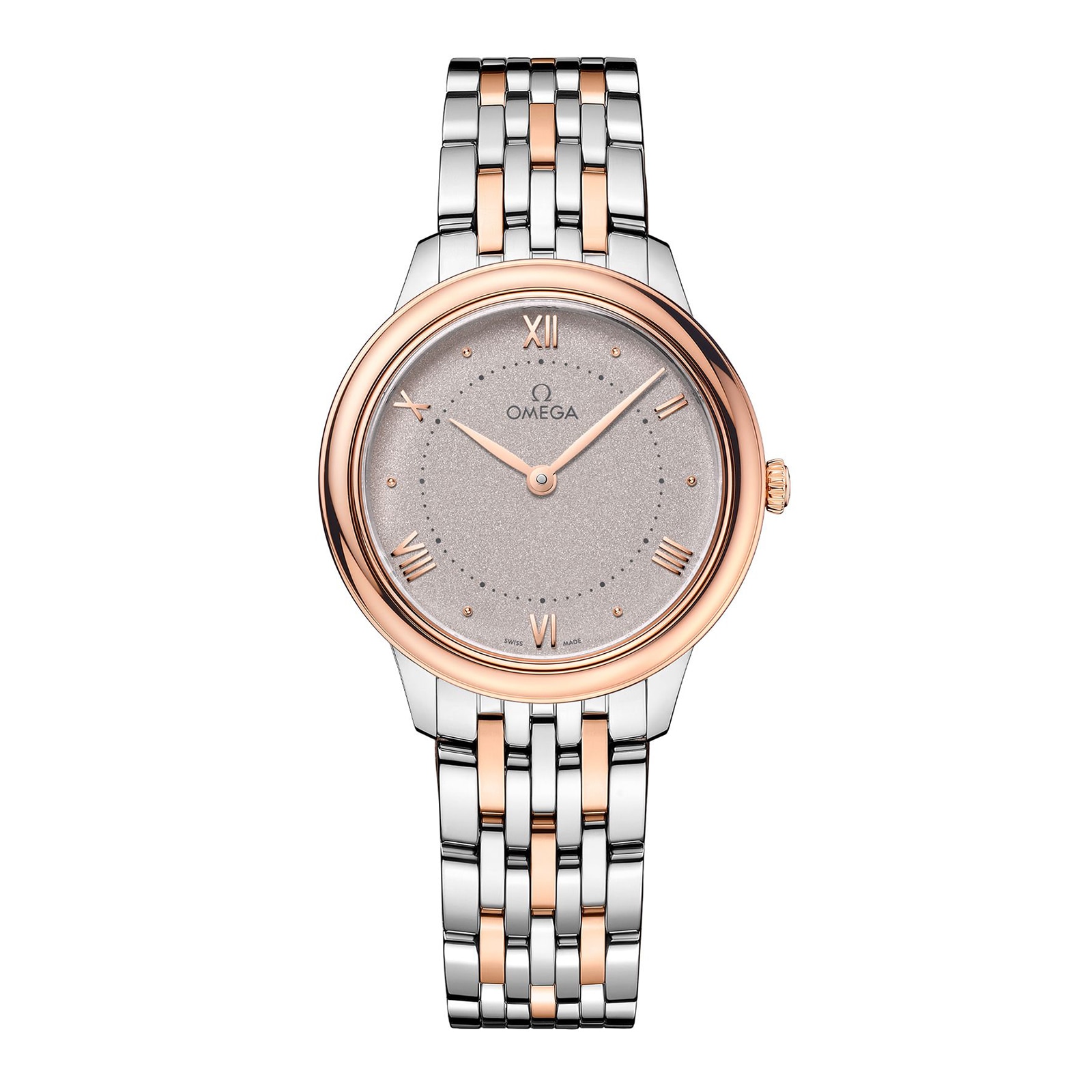 Omega De Ville Prestige 30mm Ladies Watch Rose Grey O43420306002001