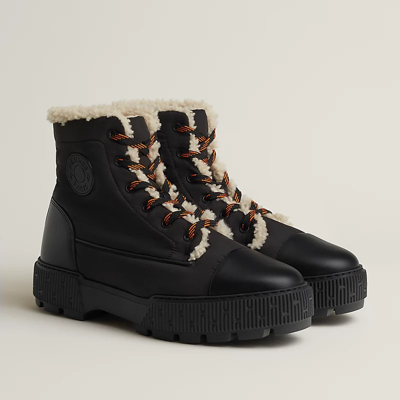 HERMES Fresh Black ankle boots