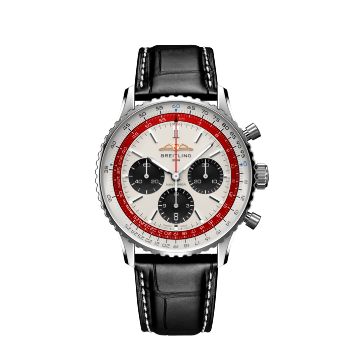 Breitling Navitimer B01 Chronograph 43 Boeing 747 Stainless steel Cream AB01383B1G1P1