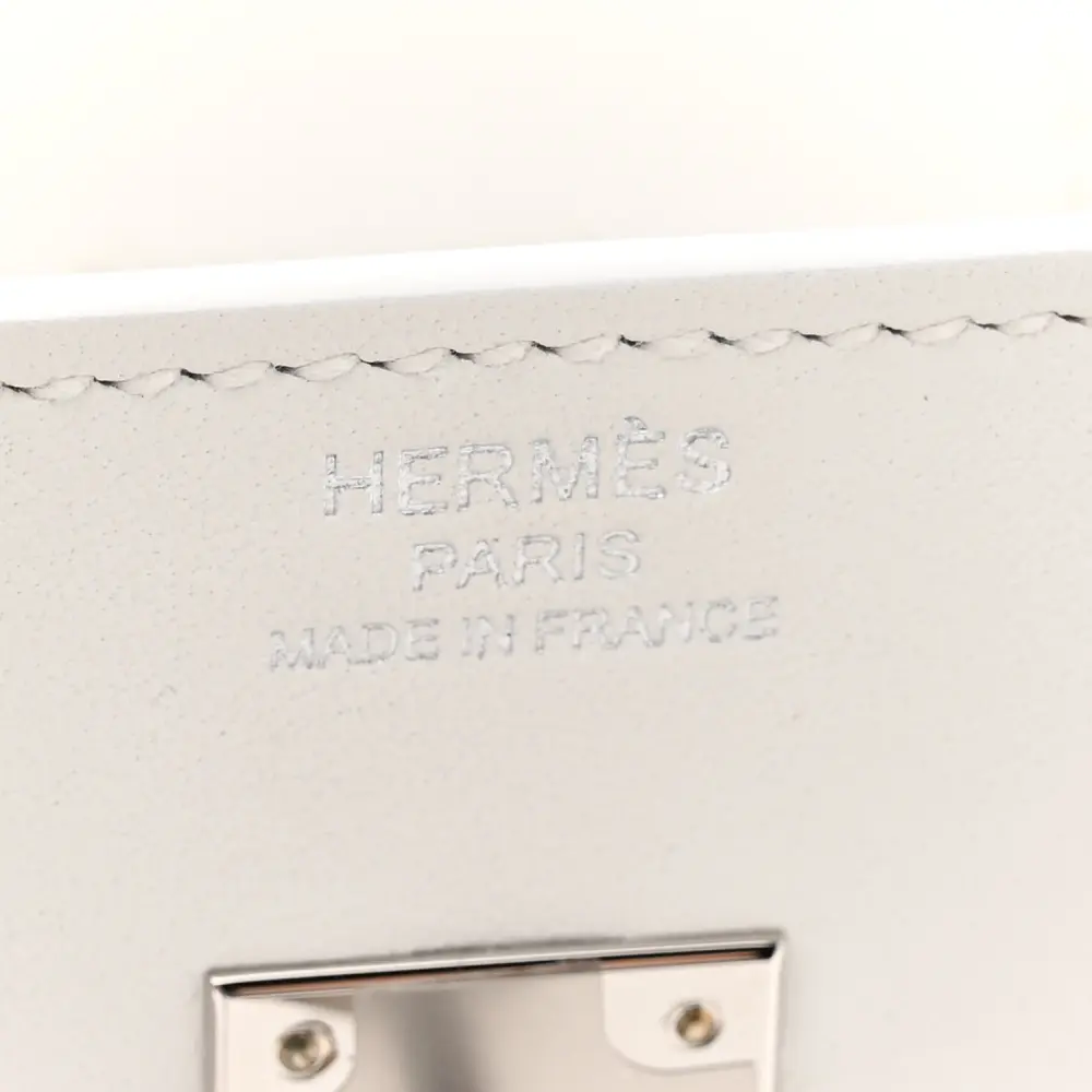 Hermès Birkin 25 New White Swift Leather Palladium Hardware