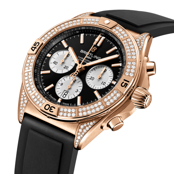 Breitling Chronomat B01 42 18k red gold Black RB0134721B1S1