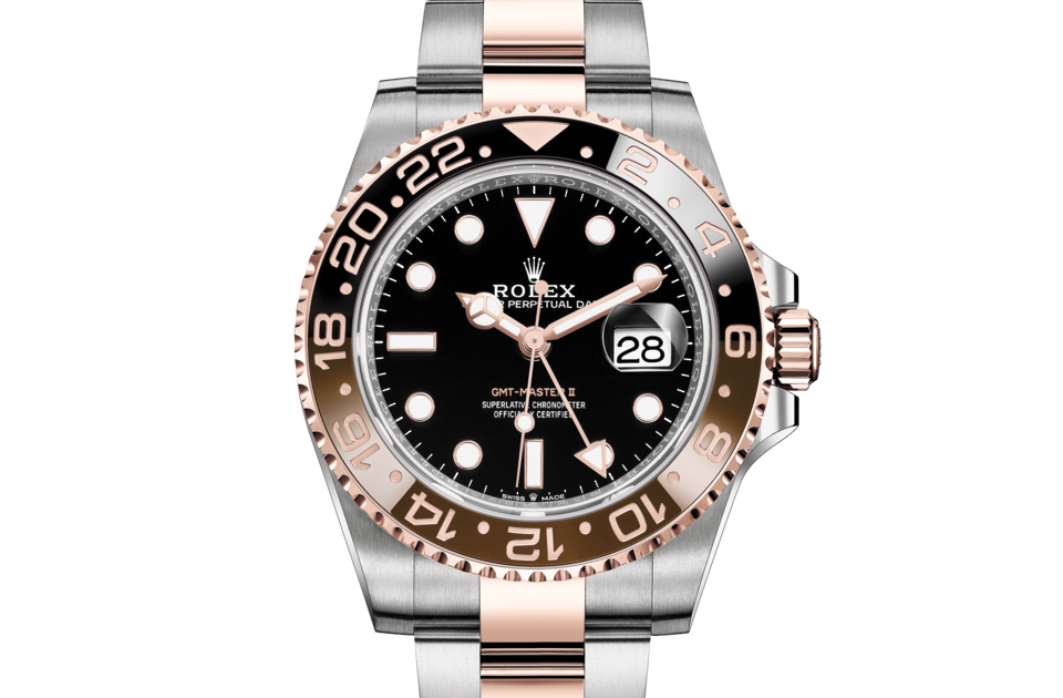 Rolex GMT-Master II Oyster 40 mm Oystersteel and Everose gold Black dial M126711CHNR-0002