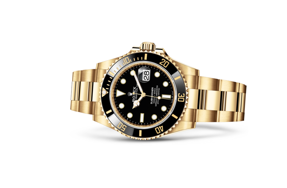 Rolex Submariner Date Oyster 41 mm yellow gold Black dial M126618LN-0002