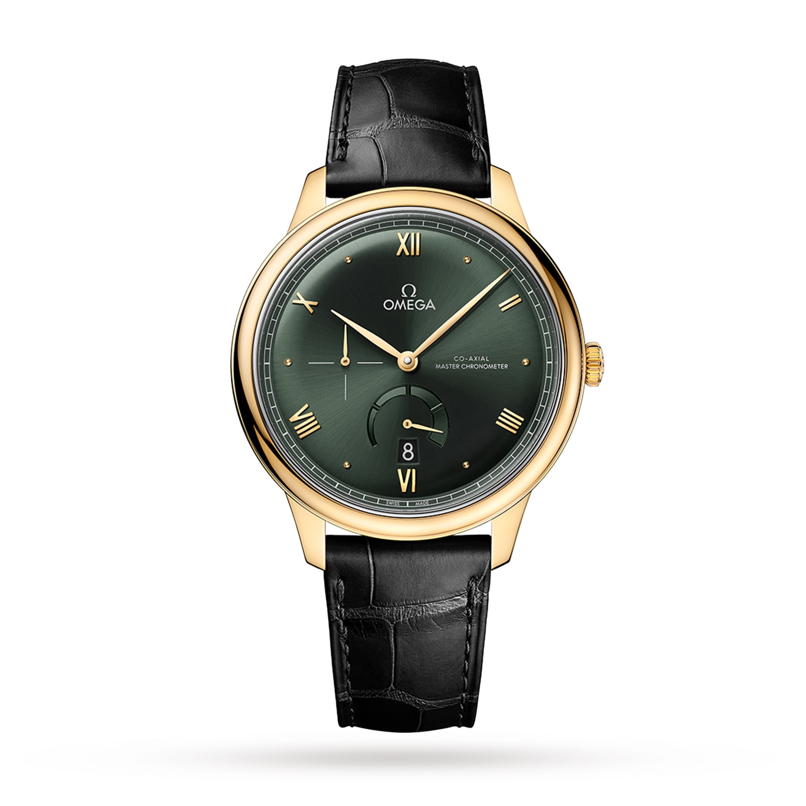 Omega De Ville Prestige Co Axial Chronometer Power Reserve 41mm Mens Watch Green O43453412110001