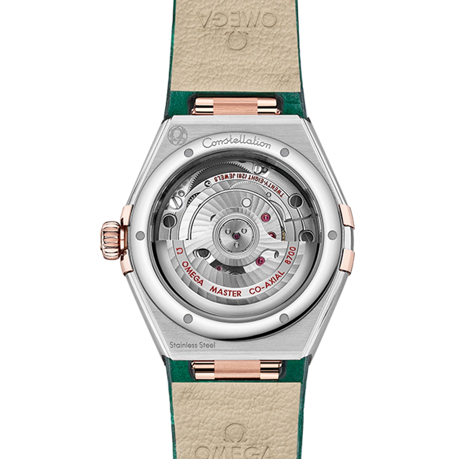 Omega Constellation Co Axial Master Chronometer 29mm Ladies Watch Green O13128292099001