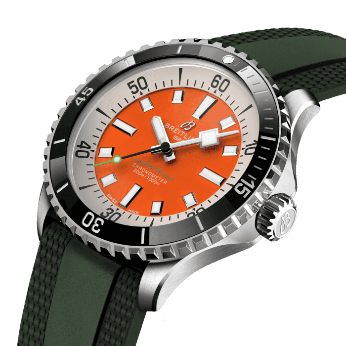 Breitling Superocean Automatic 42 Kelly Slater Stainless steel Orange A173751A1O1S1