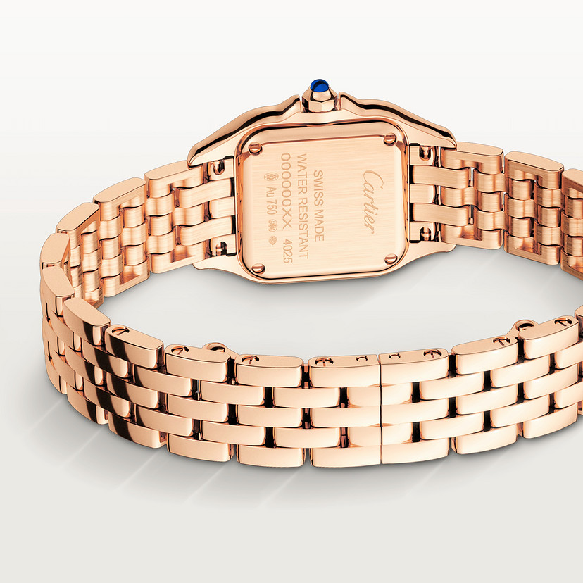 Panthère de Cartier watch Small model quartz movement rose gold CRWGPN0040