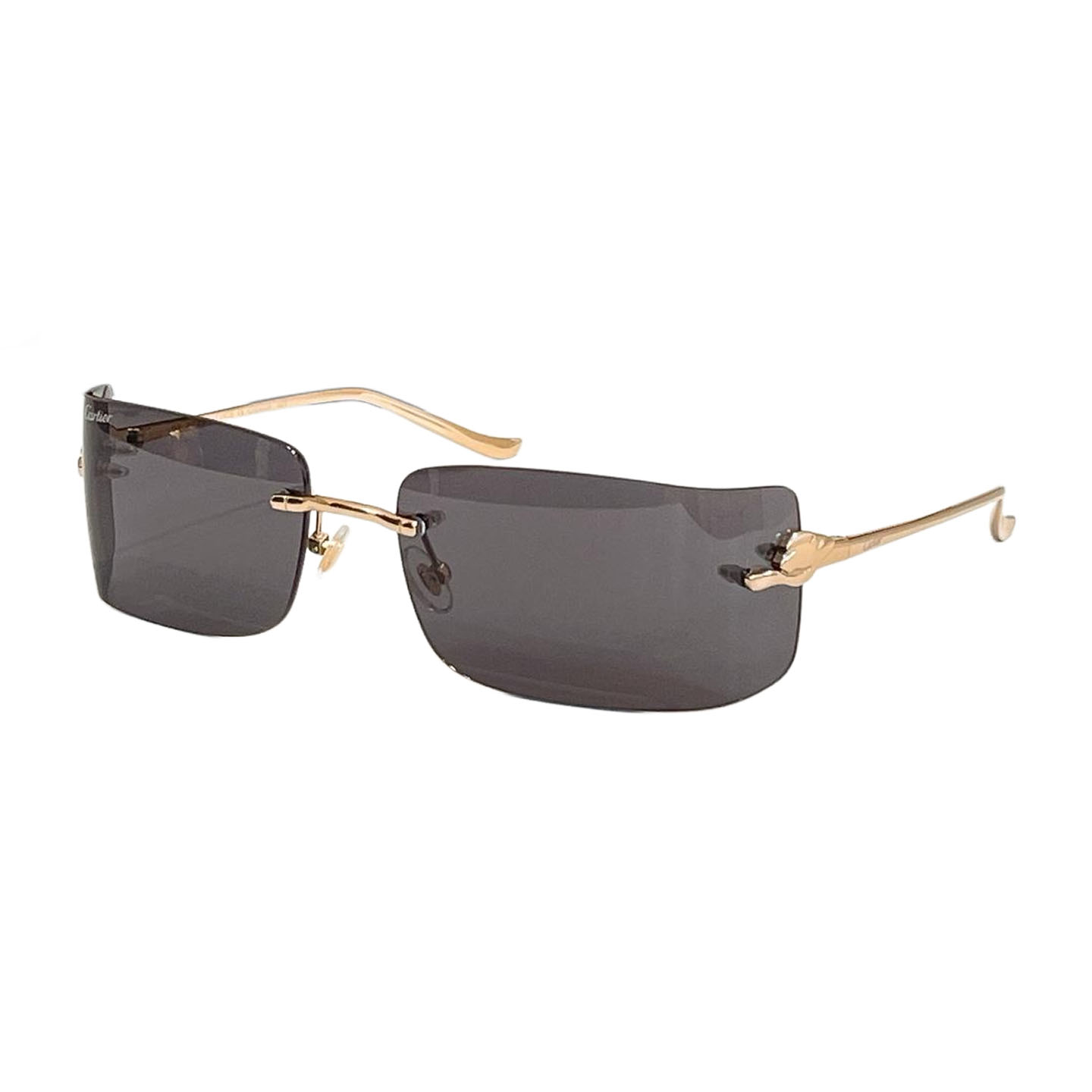 Cartier glasses black gold/apricot/black silver color Size 71口18 115
