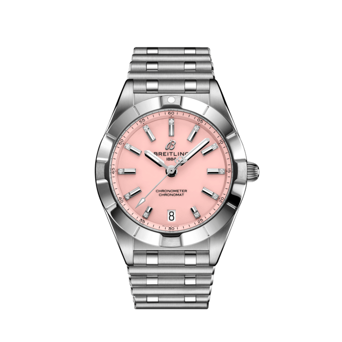Breitling Chronomat 32 Stainless steel Pink A77310101K1A1