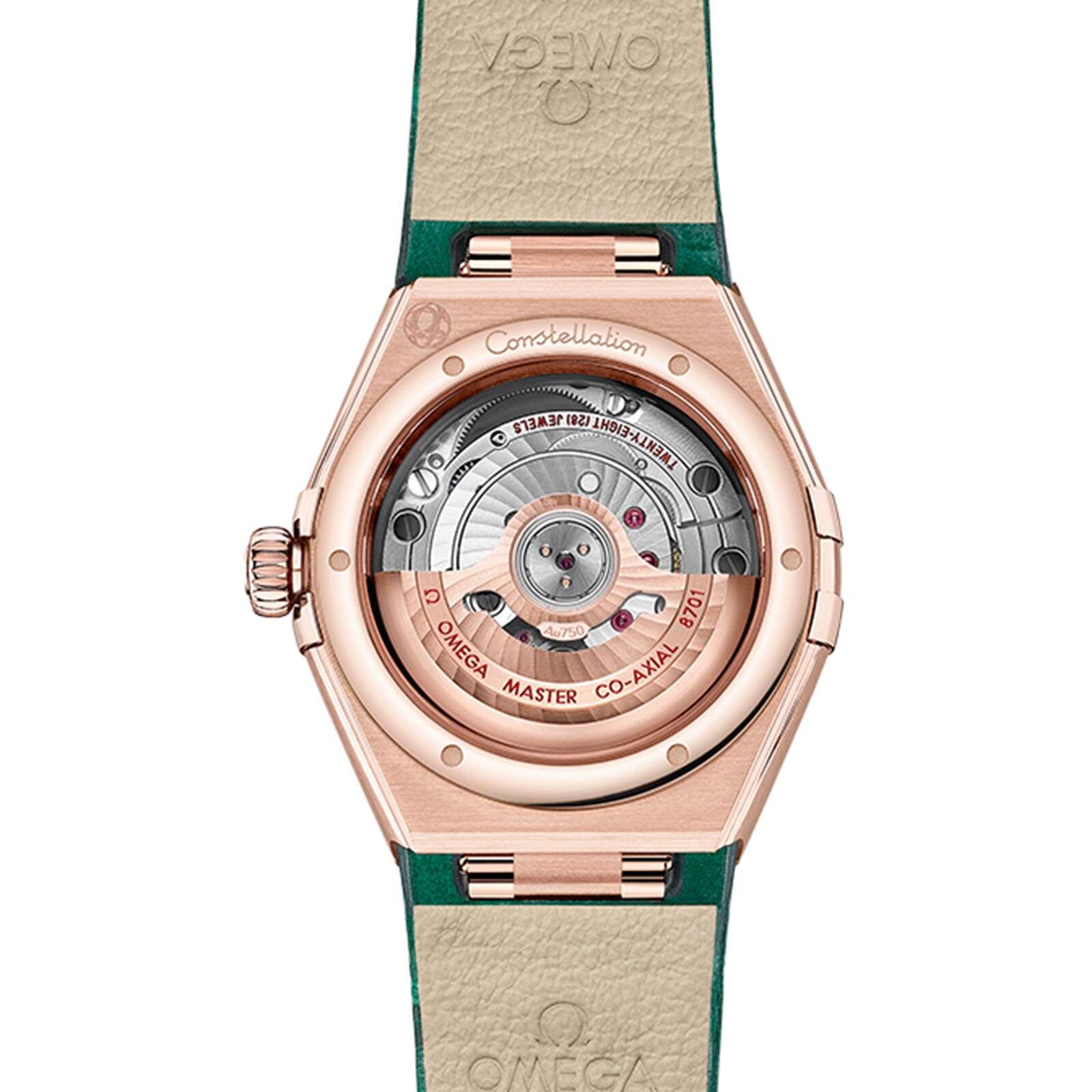 Omega Constellation Co Axial Master Chronometer 29mm Ladies Watch Green O13153292099002