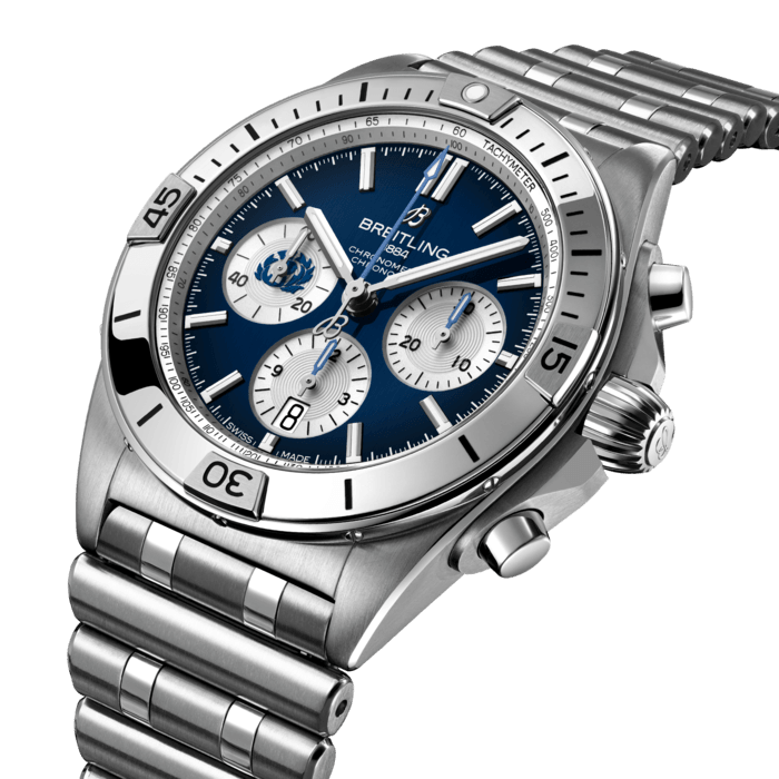 Breitling Chronomat B01 42 Six Nations Scotland Stainless steel Blue AB0134A51C1A1