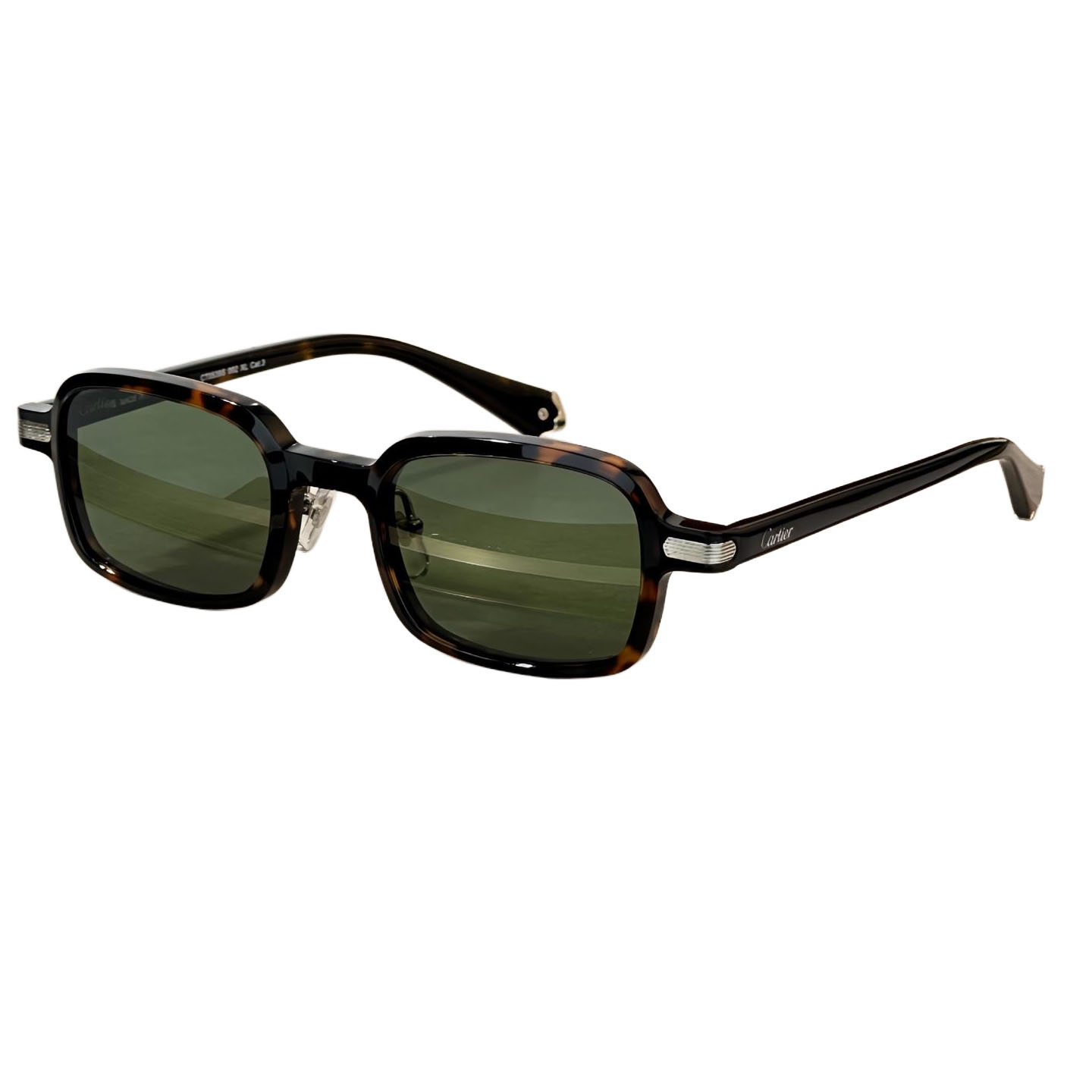 Cartier square frame glasses blue/leopard/grey/black brown/black color Size 49-22-145