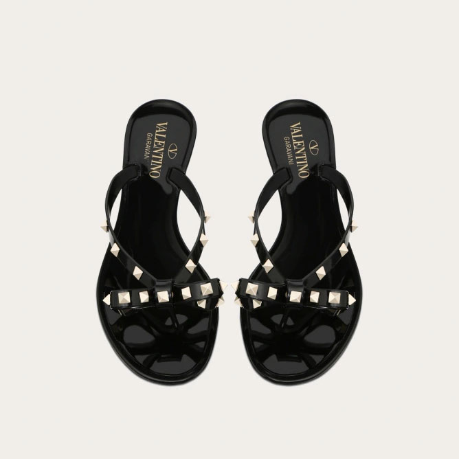 VALENTINO Rubber rivet toe sandals