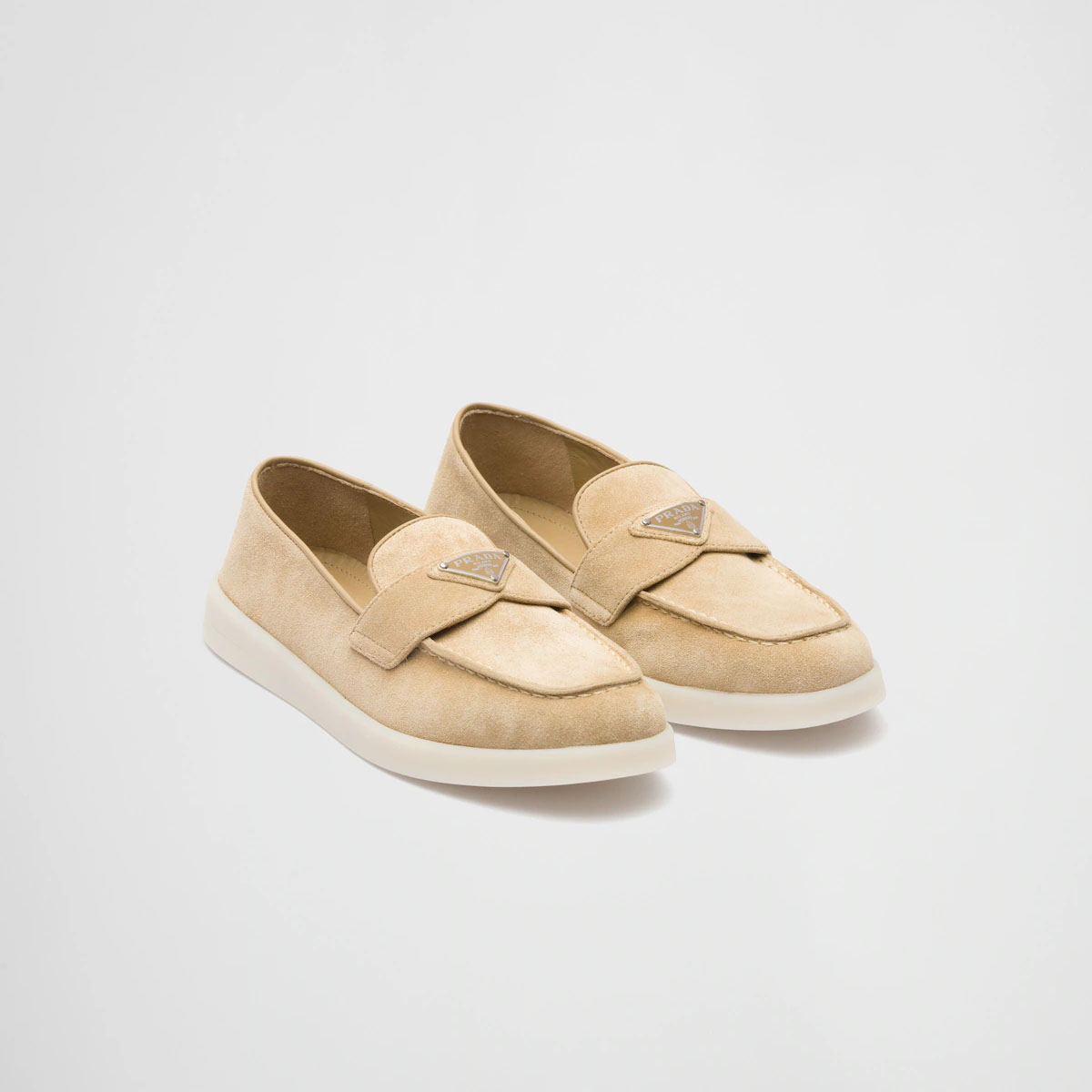 PRADA Hazel leather loafers