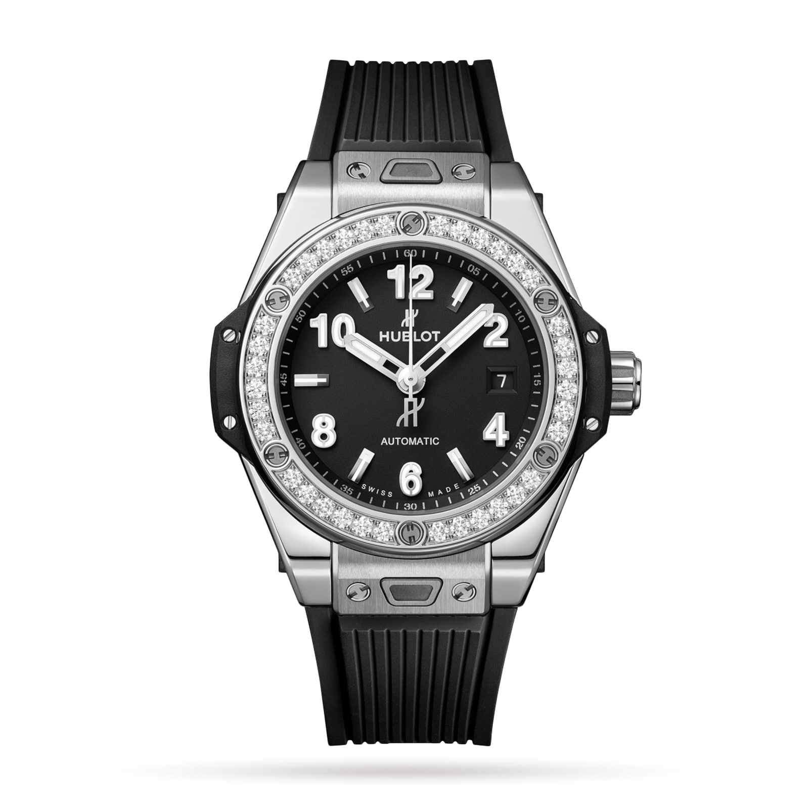 Hublot Big Bang One Click Steel Diamonds 33mm Watch 485.SX.1170.RX.1204