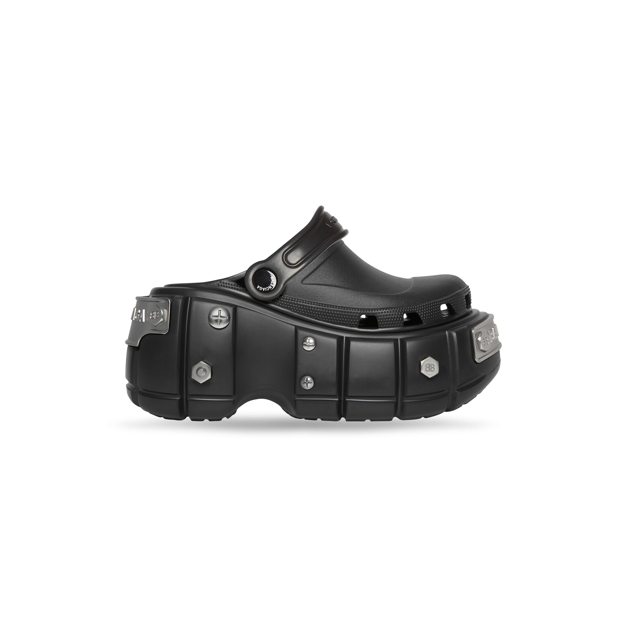 BALENCIAGA HARDCROCS Women's metal embellished sandals Slippers