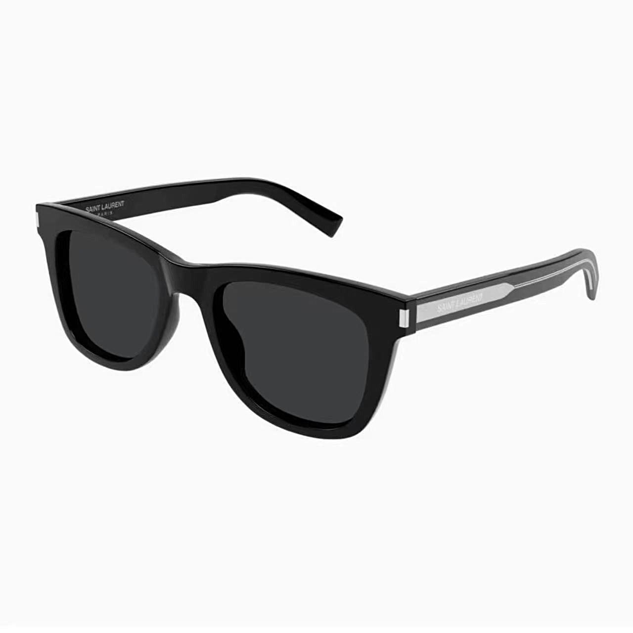 Saint Laurent square frame glasses black silver/black brown/black tawny/olive/brown color Size 52口19-140