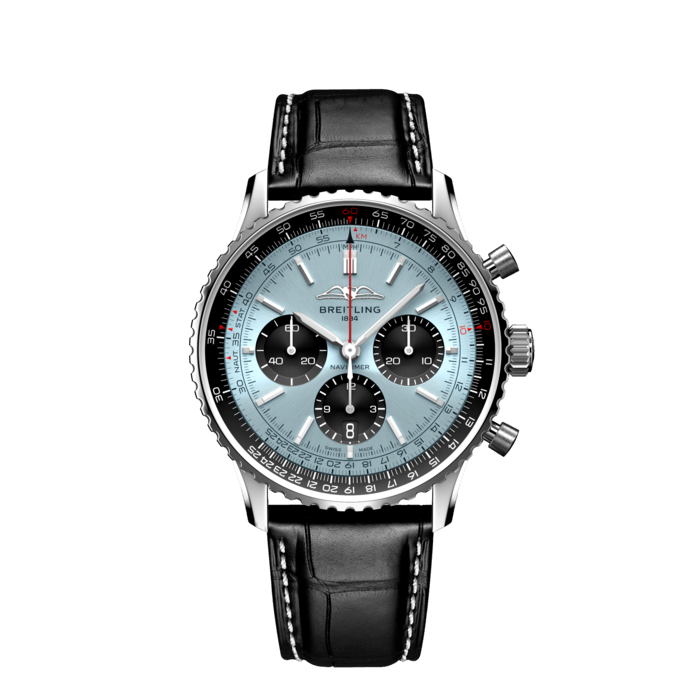Breitling Navitimer B01 Chronograph 43 Stainless steel Ice blue AB0138241C1P1