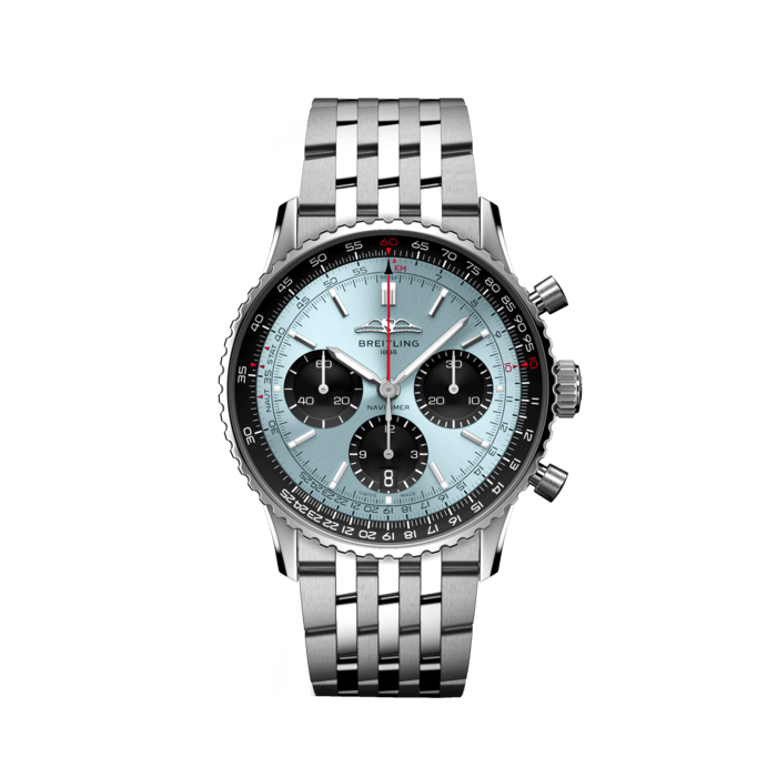 Breitling Navitimer B01 Chronograph 41 Stainless steel Ice blue AB0139241C2A1
